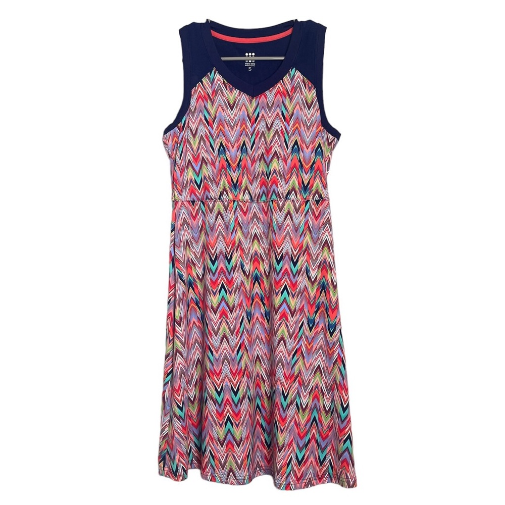 Title Nine Multicolor Chevron Dress